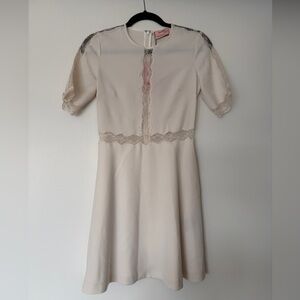 The Kooples Cream Lace Formal Dress